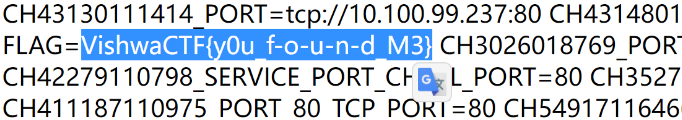 cmd=env